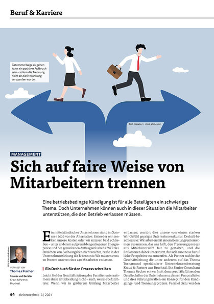 Faires Kündigen. Mitarbeiter auch beim Kündigen richtig unterstützen - Beratung