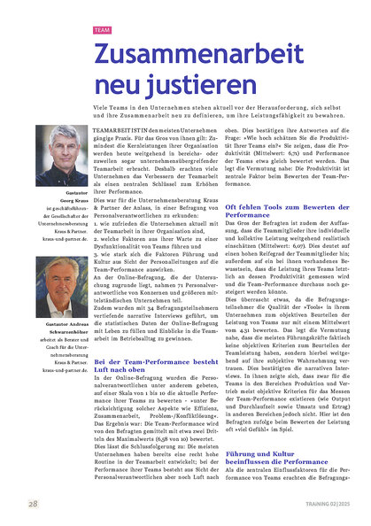 Cover: Zusamenarbeit und Teams neu Strukturieren