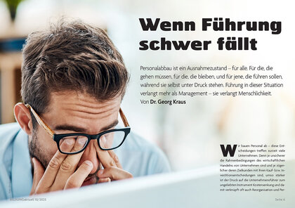 Cover: Wenn Führung schwer fällt