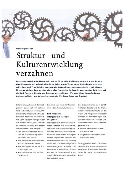Cover: Struktur- und Kulturentwicklung verzahnen