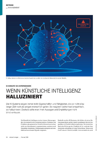 Cover: "WENN KÜNSTLICHE INTELLIGENZ HALLUZINIERT"