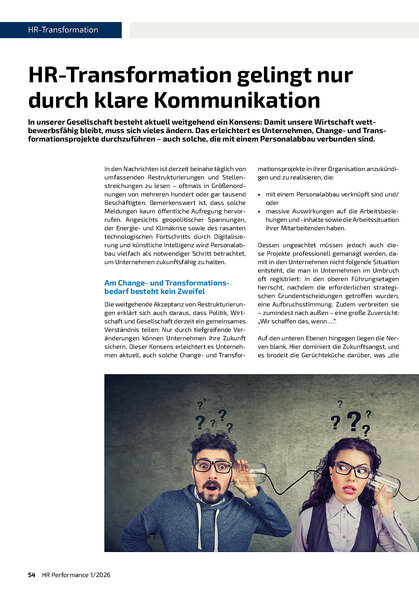 PDF Cover HR-Tranformation durch Kommunikation