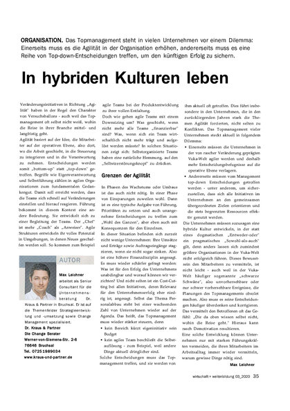 Hybride Kulturen Herausforderungen Berater | Kraus & Partner - Transformation Experts