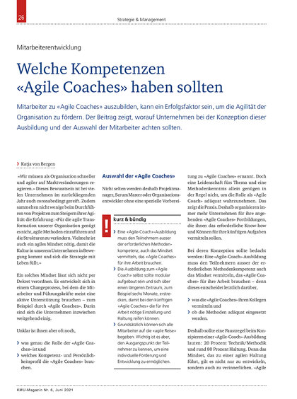 Agiles Coaches | Kraus & Partner - Transformation Experts